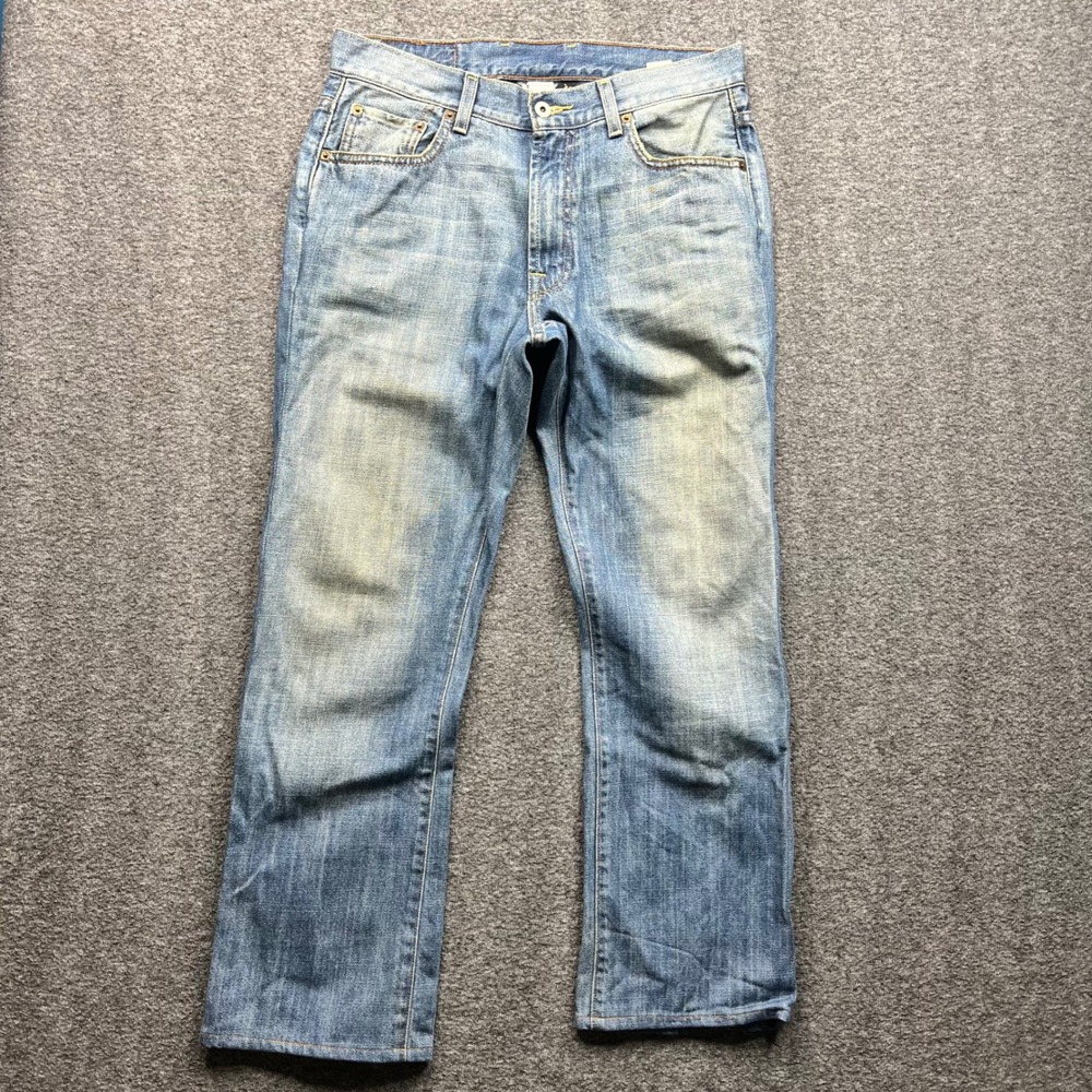 Lucky Brand Taylor Straight Leg Jeans Mens 30 Blue Fits 32x28 Sailor Denim